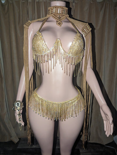 Metallic Diamond Bikini (Ready to Ship)