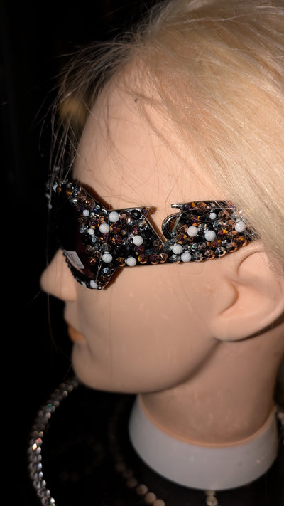 Mix Custom crystals Frame Rhinestone Sun Glasses