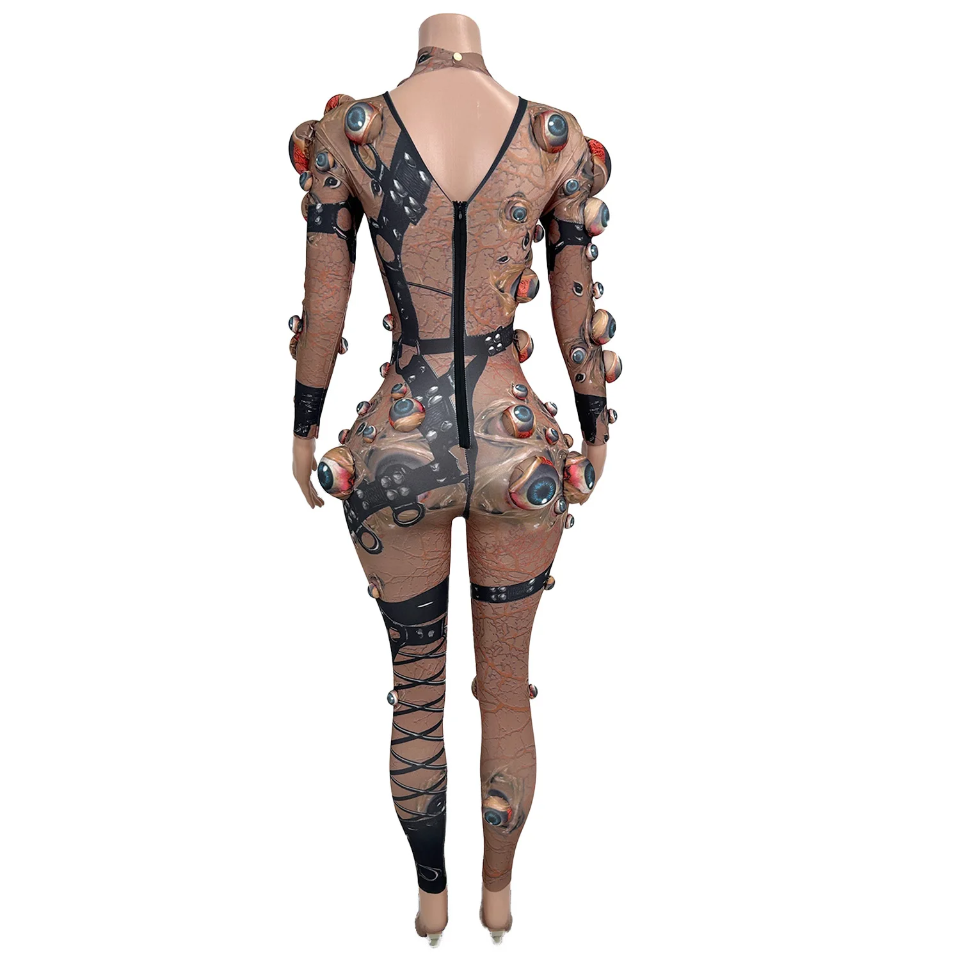 Octopus Costume - Halloween Monster Outfit With Flowing Tentacle Design-(Ready to Ship)