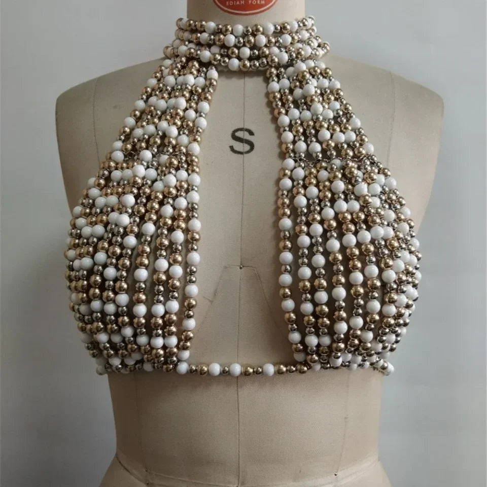 Pearl Bra Top (Ready to Ship)- Prima Dons and Donnas