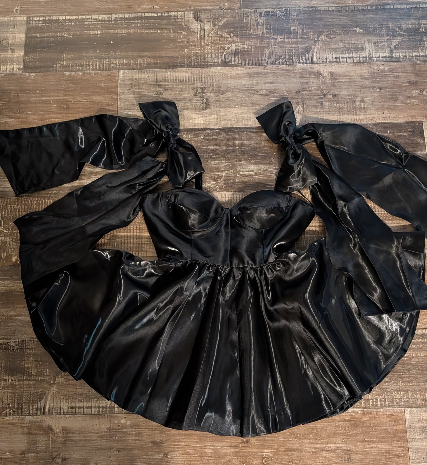 Luxury Lace Dress - Satin Floral Prom Gown for Special Occasions