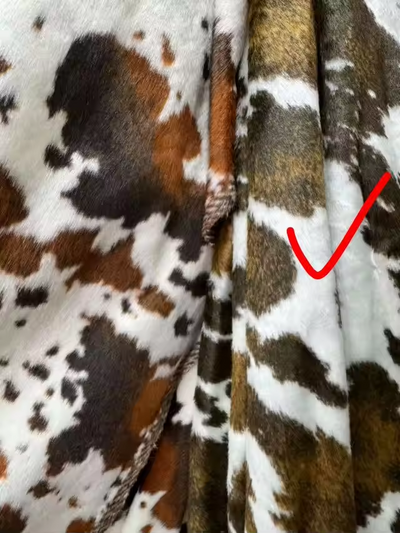 Cowboy Cowhide Natural or Faux Boots – Custom Size Thigh High Boots With Plush Winter Warmth