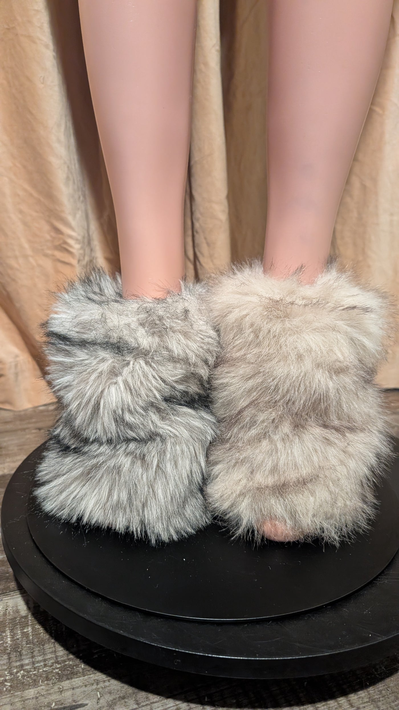 Faux Fur Leg Warmers 5 Boot Cover (Ready to Ship)