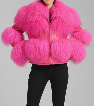 Sheep Mongolian Long Jacket Fluffy- By Prima DND