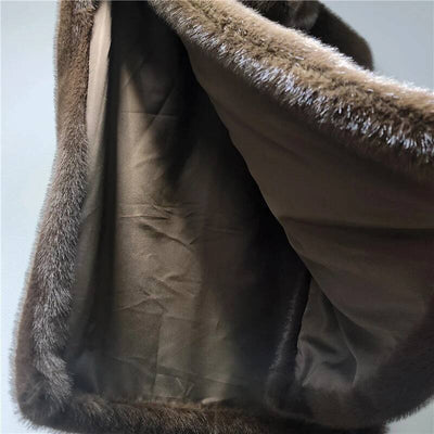 A turtle Neco Faux Fur Long Top- Prima Dons and Donnas