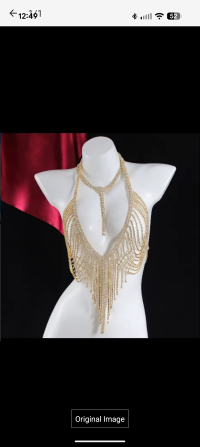 Rhinestone Top Set Body Jewelry- Prima Dons and Donnas (Ready To Ship)