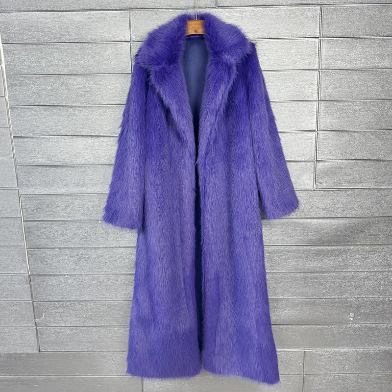 Crop Mid or Full Length Mink Faux Fur Coat - By Prima DND