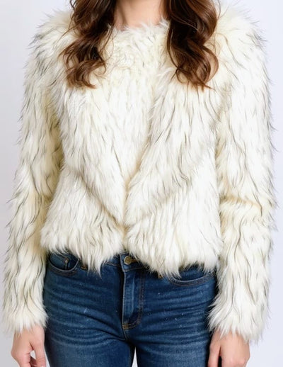 Racoon Fur Crop Coat- By Prima DND