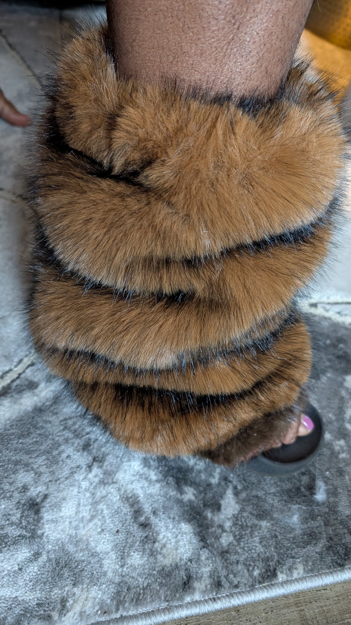 Faux Fur Leg Warmers