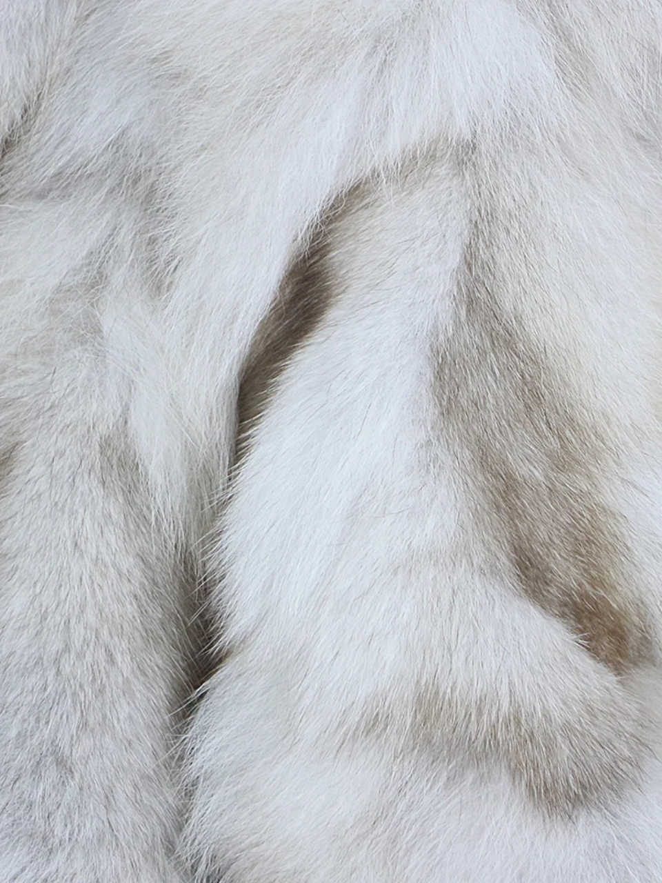 Oversize Fox Fur Poncho Shawl- By Prima DND