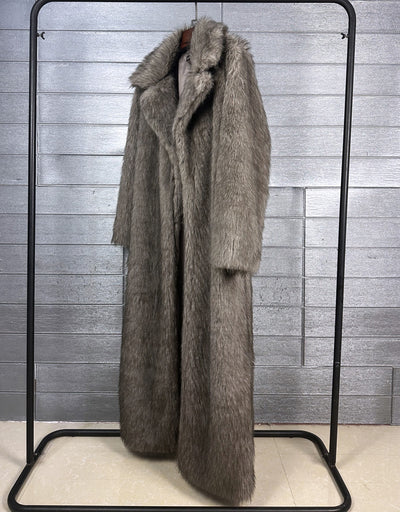 Crop or Full Length Fox Faux Fur Coat - By Prima DND