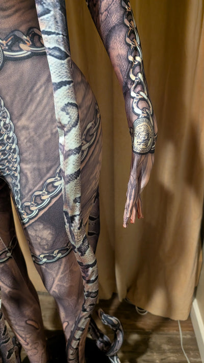 Monster Costume – Creepy Halloween Mask With Bioluminescent Tentacles-(Ready to Ship)