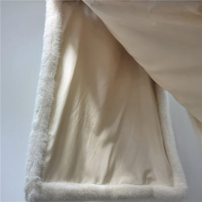 A turtle Neco Faux Fur Long Top- Prima Dons and Donnas