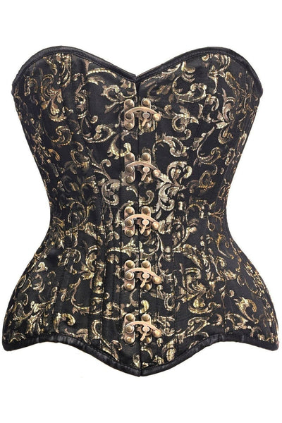 Embroidered Steel Boned Corset