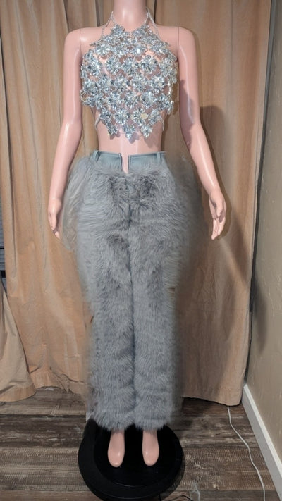 Faux Fur Pants (Ready to Ship)