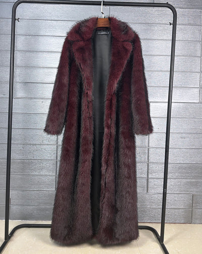 Crop or Full Length Fox Faux Fur Coat - By Prima DND