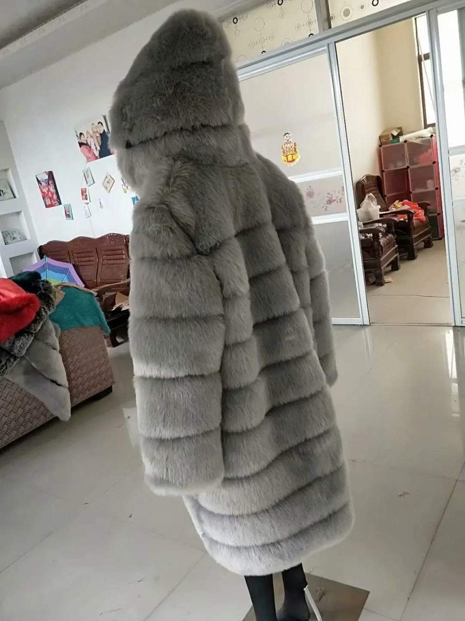Faux Fur Jacket Mink Look. Regular Fur or Luxury Fur- Prima Dons and Donnas