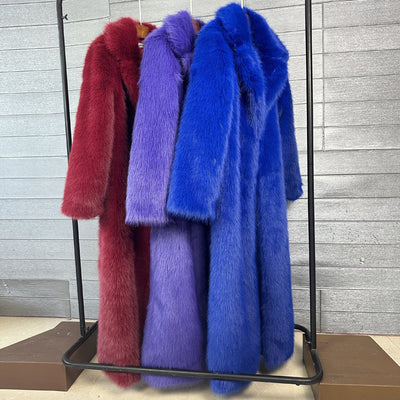 Crop Mid or Full Length Mink Faux Fur Coat - By Prima DND