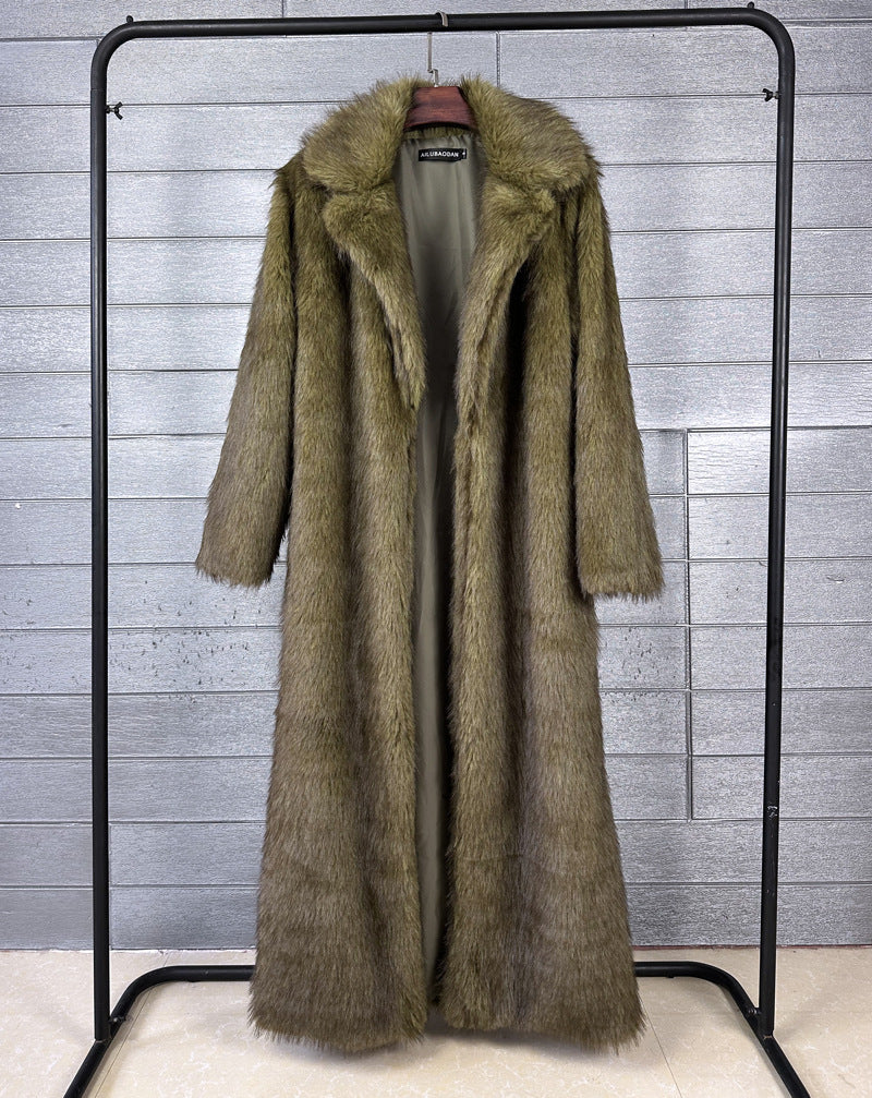 Crop or Full Length Fox Faux Fur Coat - By Prima DND