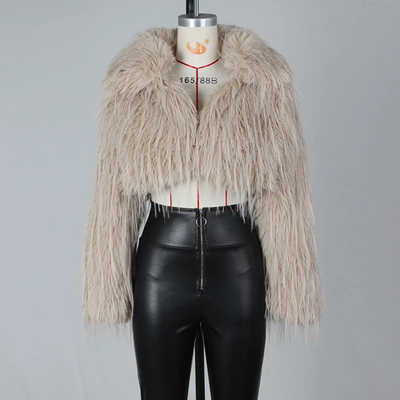 Crop or Full-Length Mongolian Fur Coat