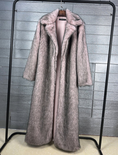 Crop or Full Length Fox Faux Fur Coat - By Prima DND