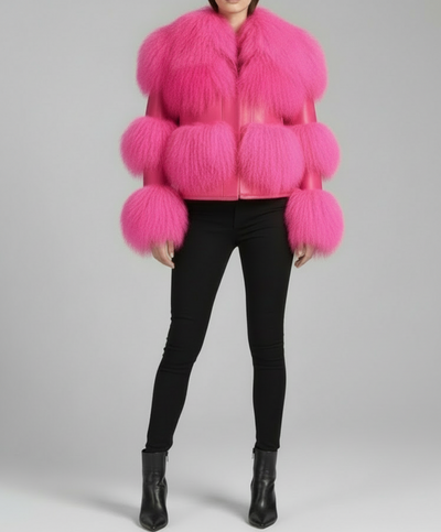 Sheep Mongolian Long Jacket Fluffy- By Prima DND