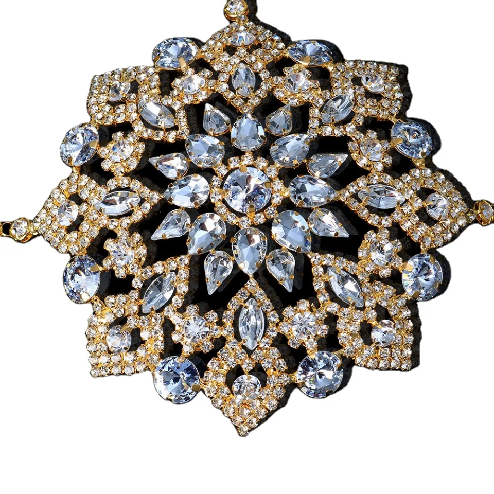 Rhinestone Circle Bra Top (Ready to Ship)- Prima Dons and Donnas