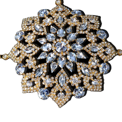 Rhinestone Circle Bra Top (Ready to Ship)- Prima Dons and Donnas