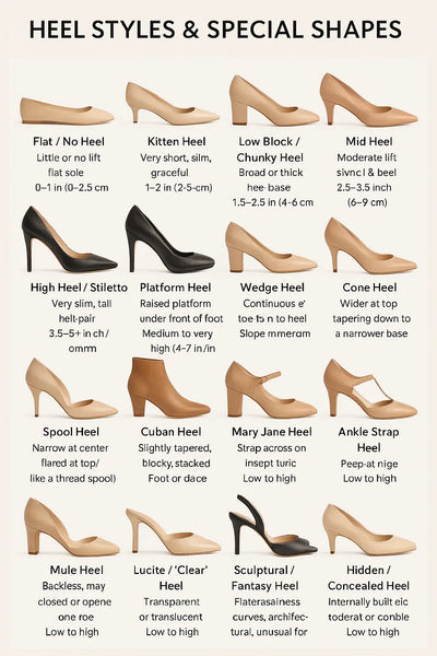Change Heel Style or Height- Prima Dons and Donnas