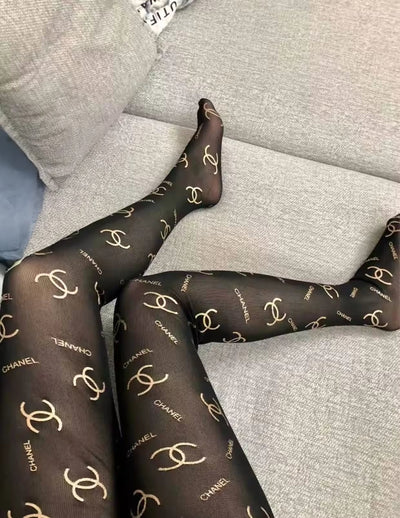 Letters Stocking Leggings Tights (Pre Order)