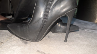 Thigh High Natural Latex Rubber Boots | Custom Fit Stretch Boots | Made To  Fit