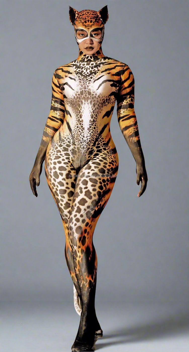 Tiger Jumpsuit Costume