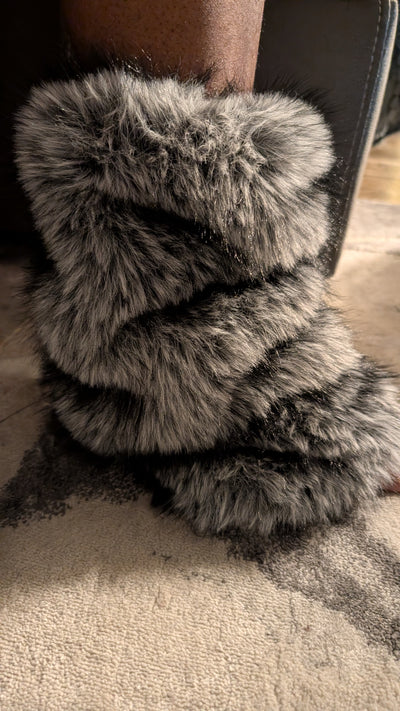 Faux Fur Leg Warmers