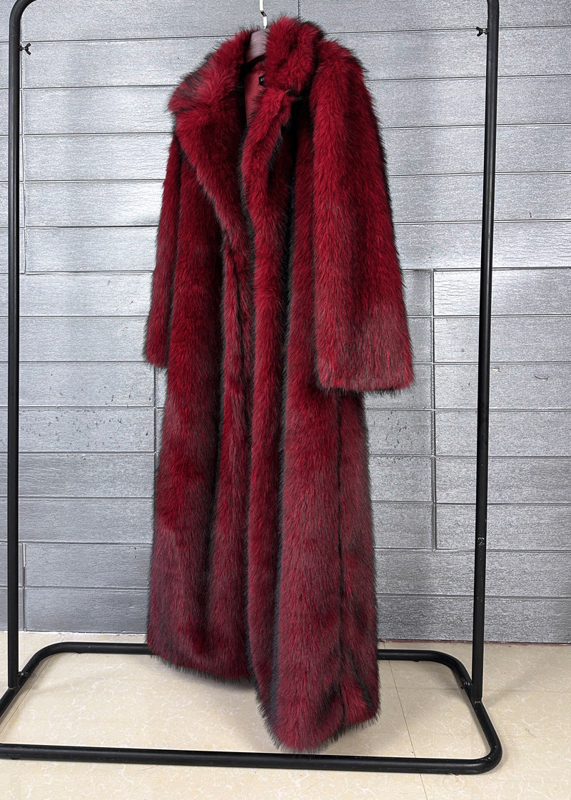 Crop or Full Length Fox Faux Fur Coat - By Prima DND