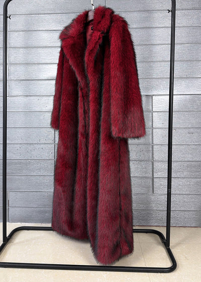 Crop or Full Length Fox Faux Fur Coat - By Prima DND