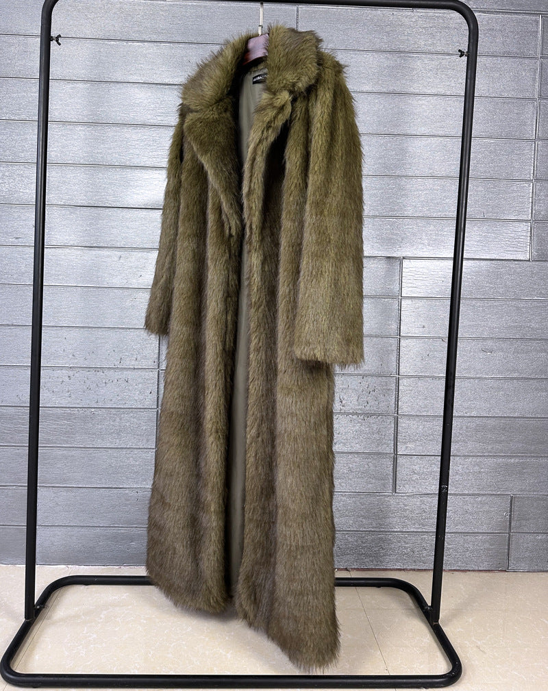 Crop or Full Length Fox Faux Fur Coat - By Prima DND