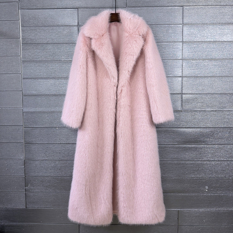 Crop Mid or Full Length Mink Faux Fur Coat - By Prima DND