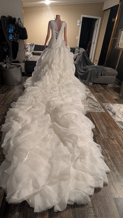 Luxury Wedding Gown - Prima Dons & Donnas Crystal Rhinestone