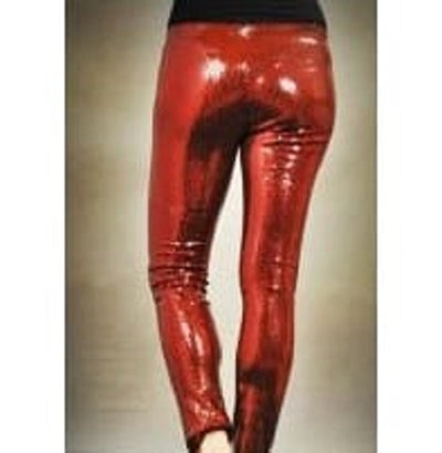 Wine Sequin Pant. Small