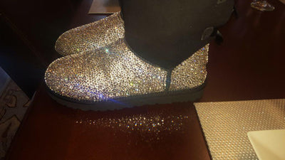 Half Crystal Custom Boots - Prima Dons & Donnas