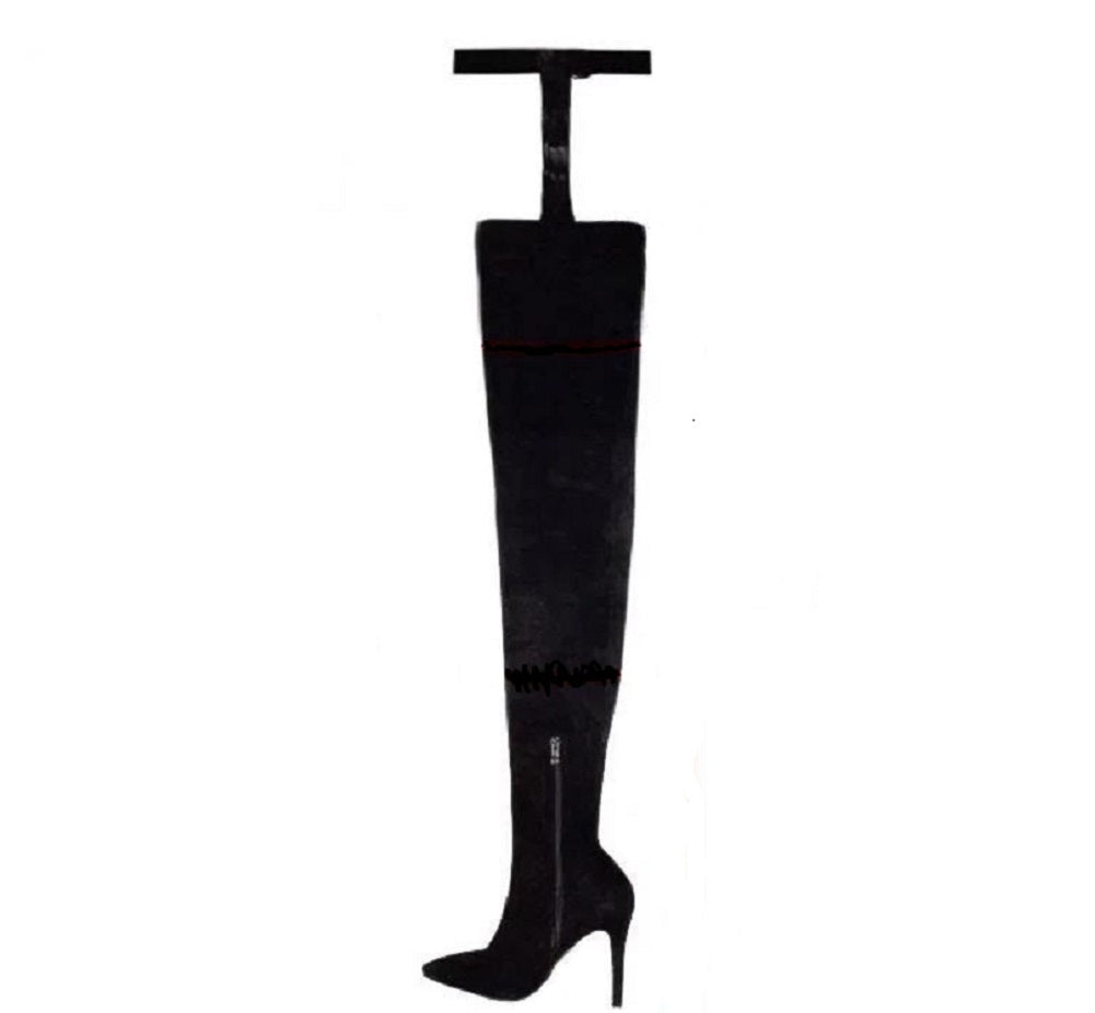 Stretch Thigh Belted Stiletto’s Boots