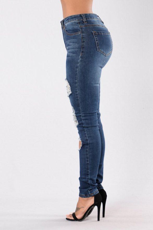 Circles High Waist Jeans - Prima Dons & Donnas