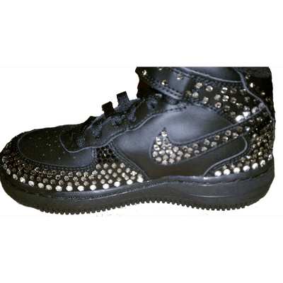 Black Blinged Sneakers - Prima Dons & Donnas