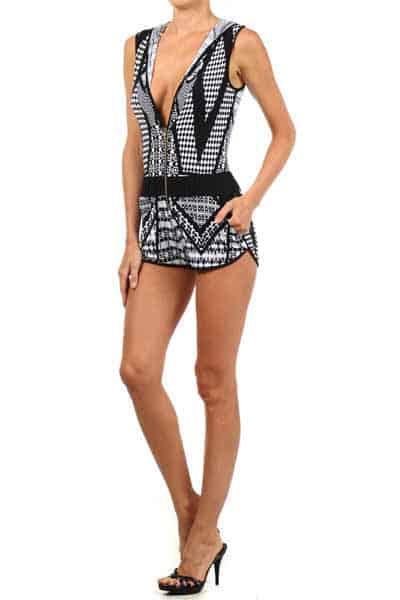 Casuala Shorts Playsuit Romper - Prima Dons & Donnas