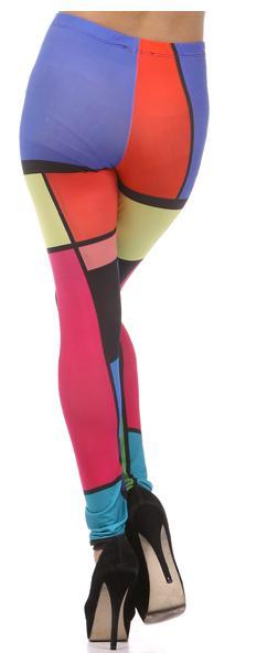 Color Block Leggings - Prima Dons & Donnas