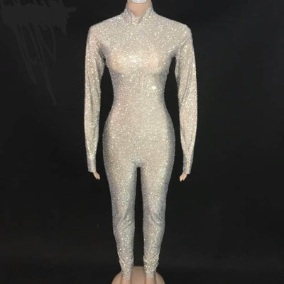 Custom Crystal Jumpsuit - Prima Dons & Donnas