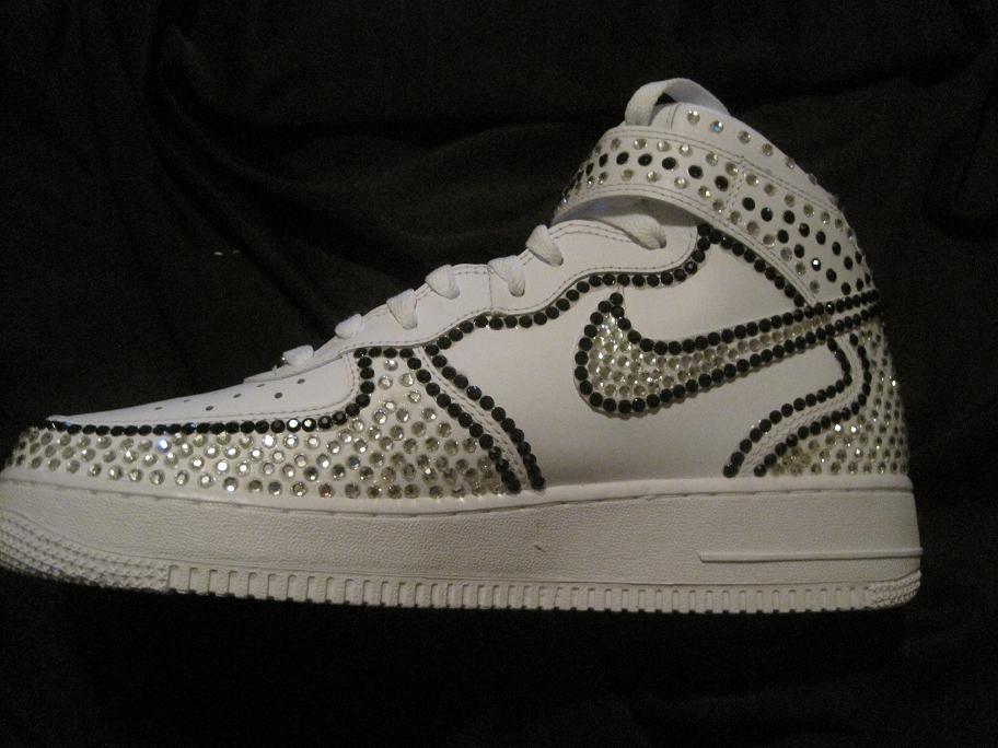 Custom Two Tone Nike Air Force One Sneakers - Prima Dons & Donnas