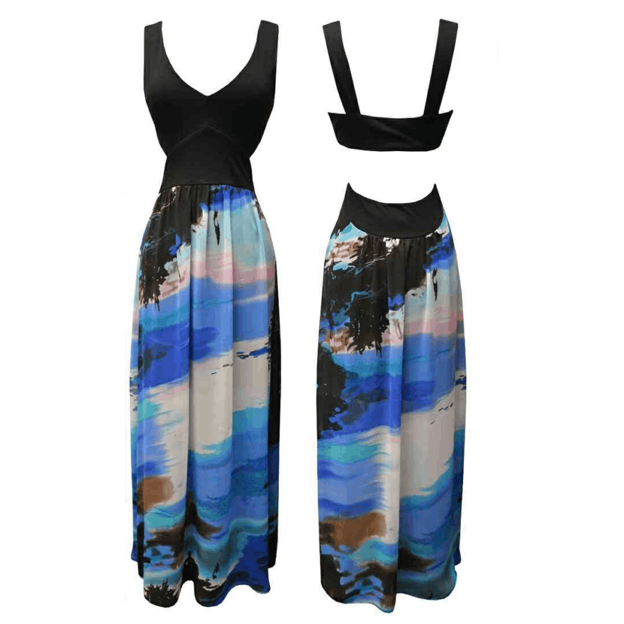Cut Out Maxi Dress - Prima Dons & Donnas