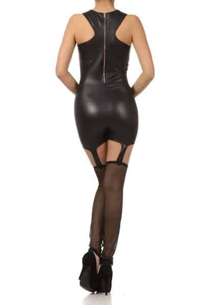 Exotic Stockings attached jumpsuit catsuit - Prima Dons & Donnas