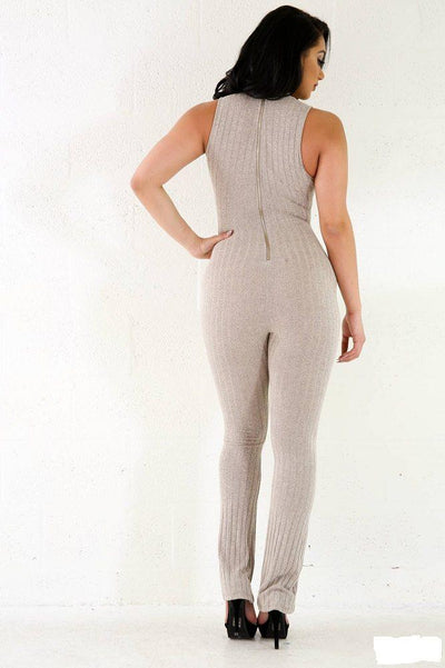 Fever Ribbed Jumpsuit - Prima Dons & Donnas